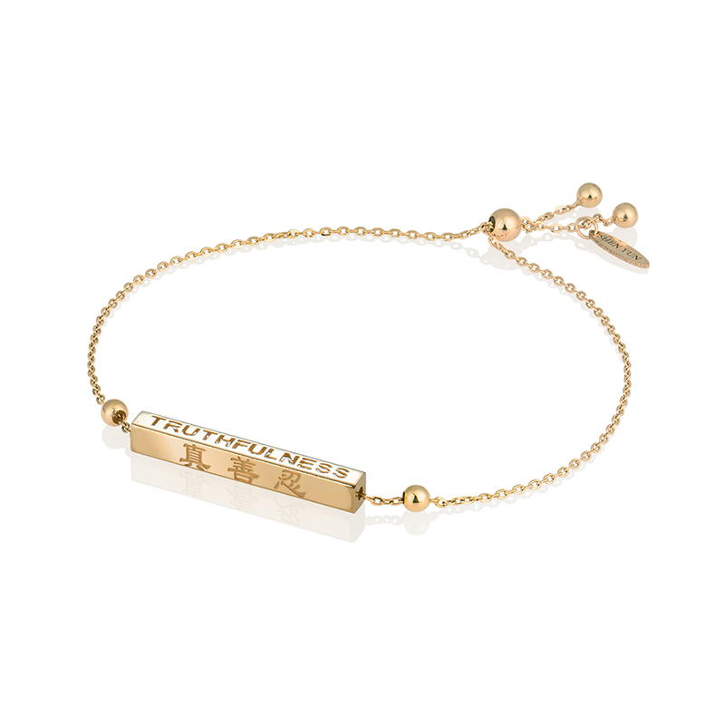 Content 14k zsr chi bracelet w