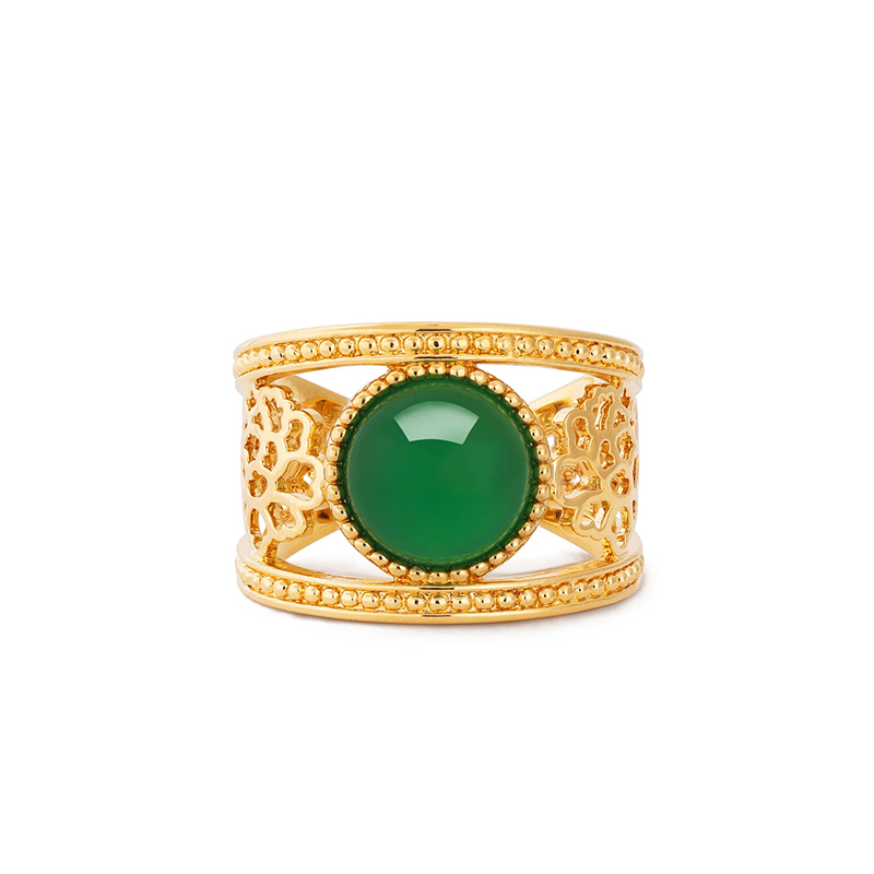 Content golden tang peon ring green image 1 800x800