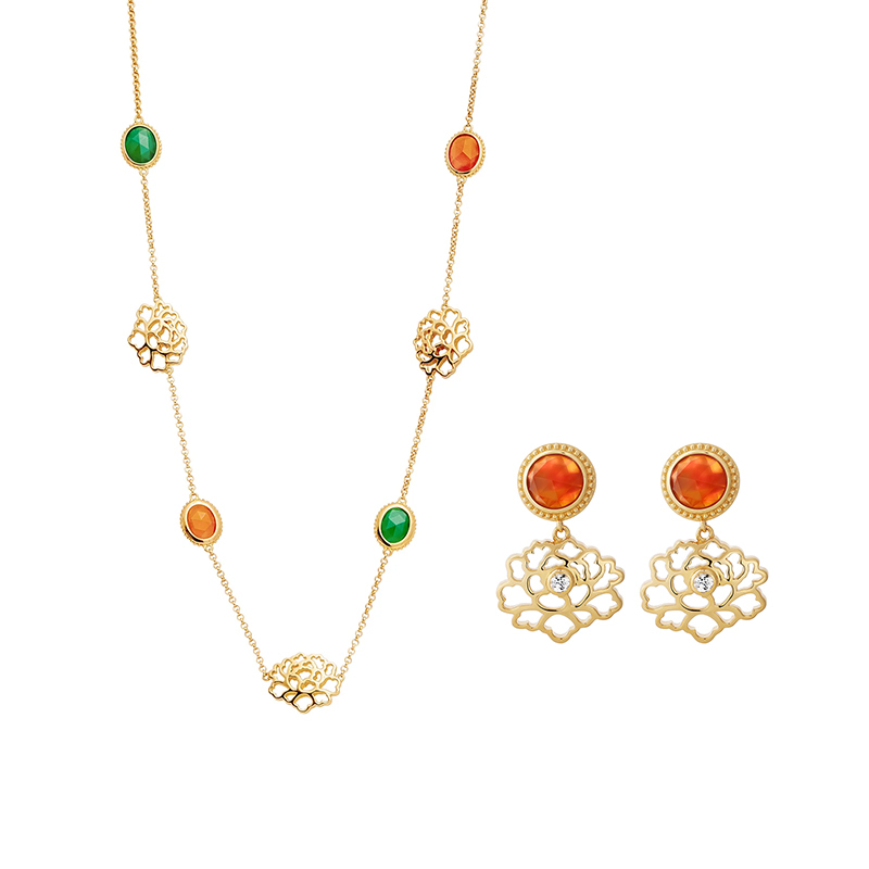 Content majestic tang peony set