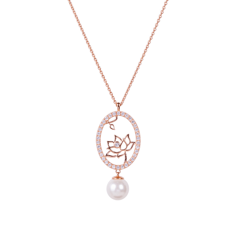 Content otus fairies oval necklace  rose gold01