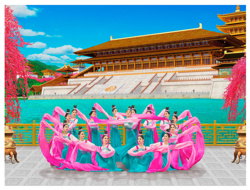 Content sleeves of the tang palace giclee print 4 3