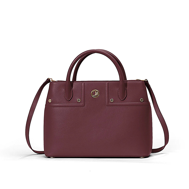 Content the spirit of mulan small tote burgundy image 1 1400x1400
