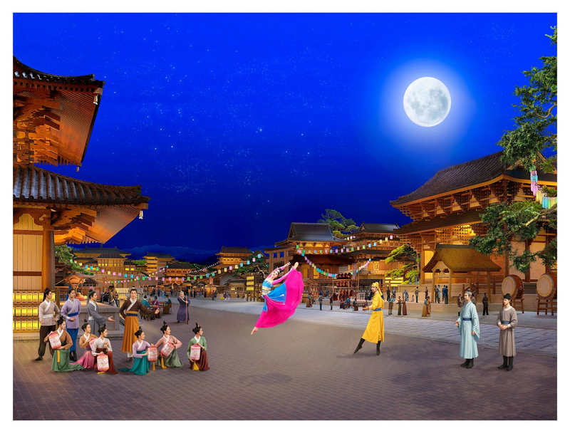 Content visiting the moon palace giclee print 4 3
